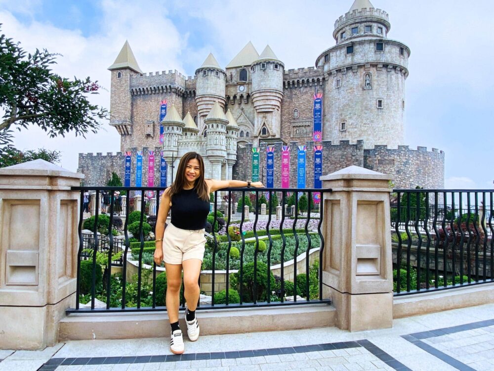 A construction inside Ba Na Hill