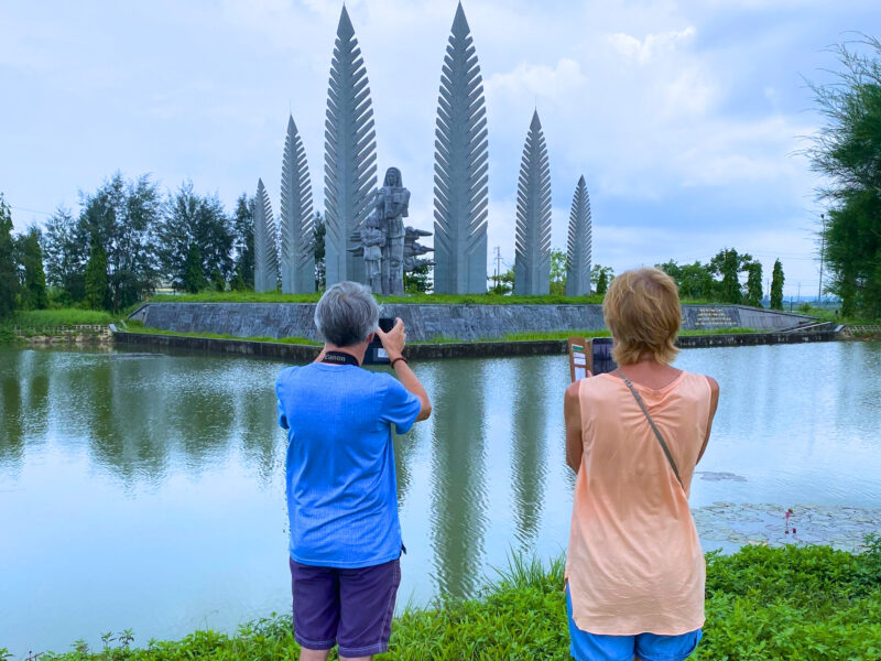 Da Nang to DMZ by Private Car with Peace symbols