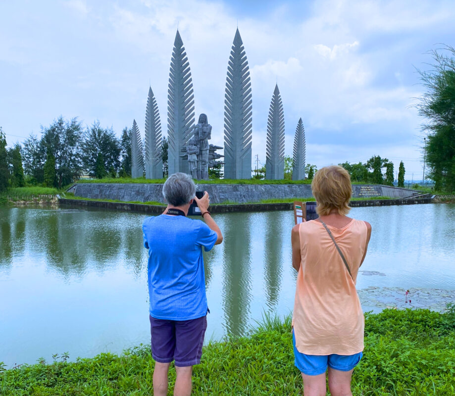 Da Nang to DMZ by Private Car with Peace symbols