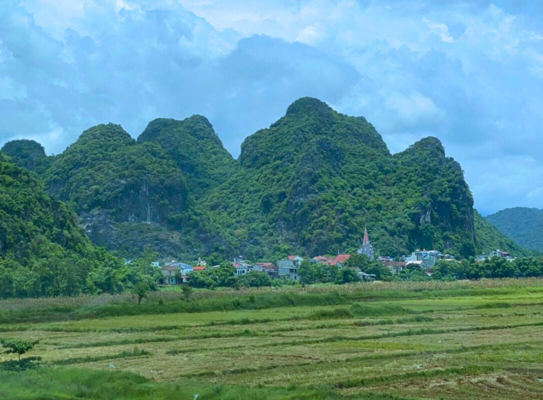 Natural scenery on the way from Phong Nha to Dong Hoi