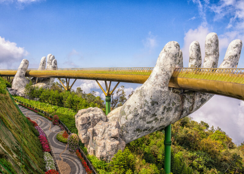The Golden Bridge Ba Na Hills Vietnam