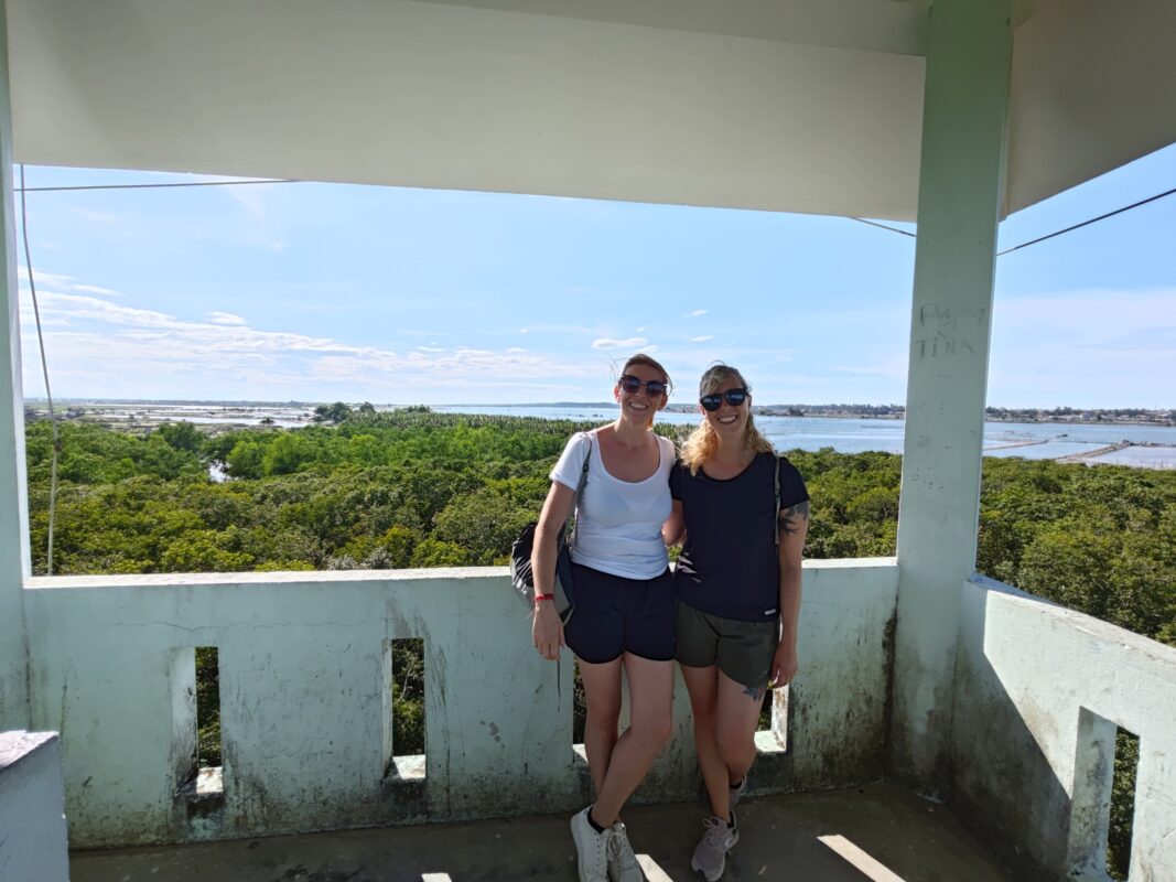 The top of the observatory tower