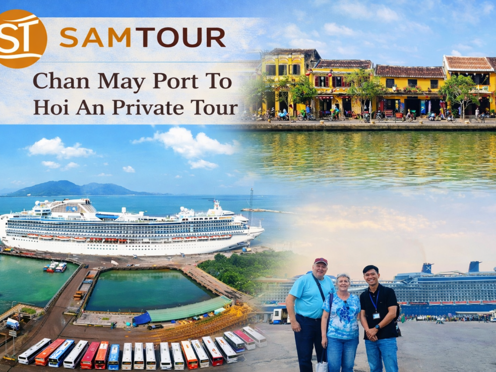 Chan May Port to Hoi An Private Tour for cruise passengers visiting Hoi An Ancient Town