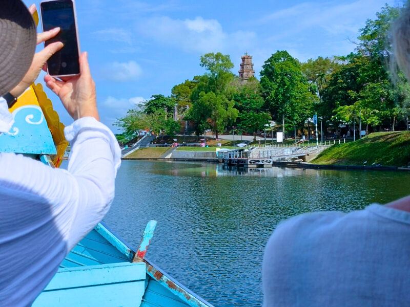 Evening Perfume River boat ride and salt coffee tasting