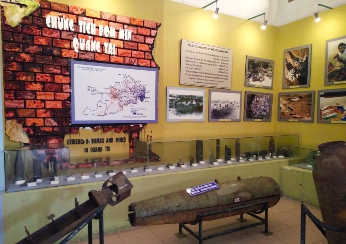 Inside the exhibition hall "The 17th Parallel and the Desire for Unification"