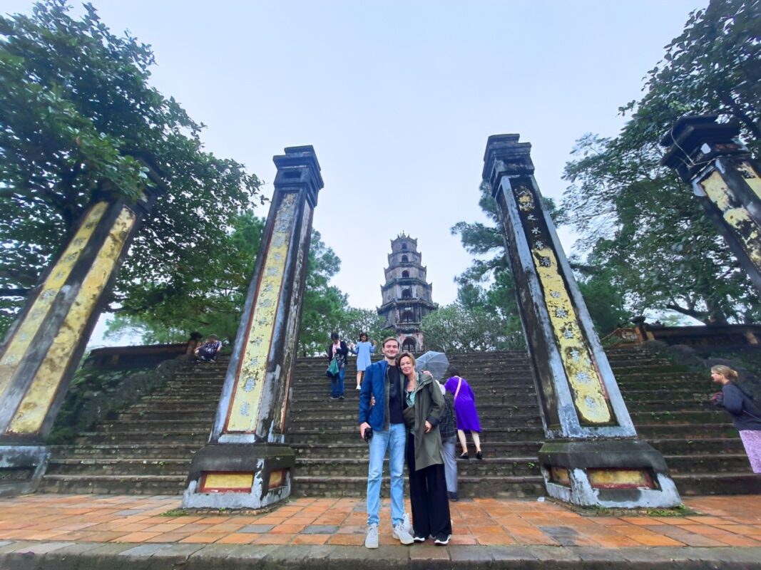 Sunset at Thien Mu Pagoda