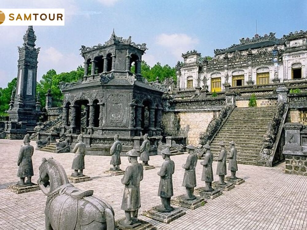 Khai Dinh Tomb in Hue Vietnam royal mausoleum of Nguyen Dynasty