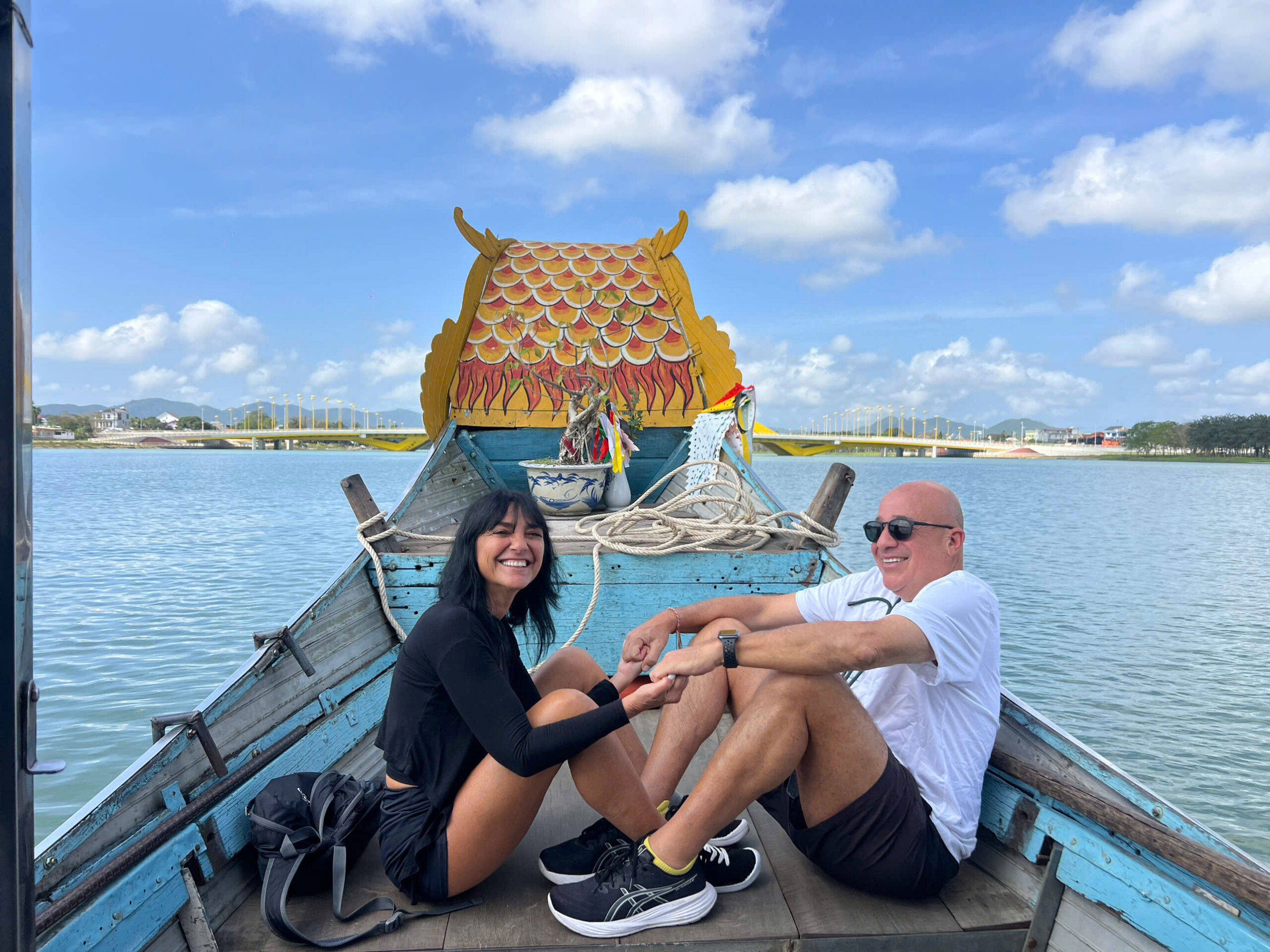 Dragon boat on Perfume River